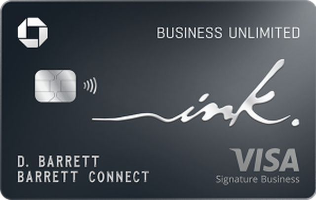 Chase Ink Business Unlimited card